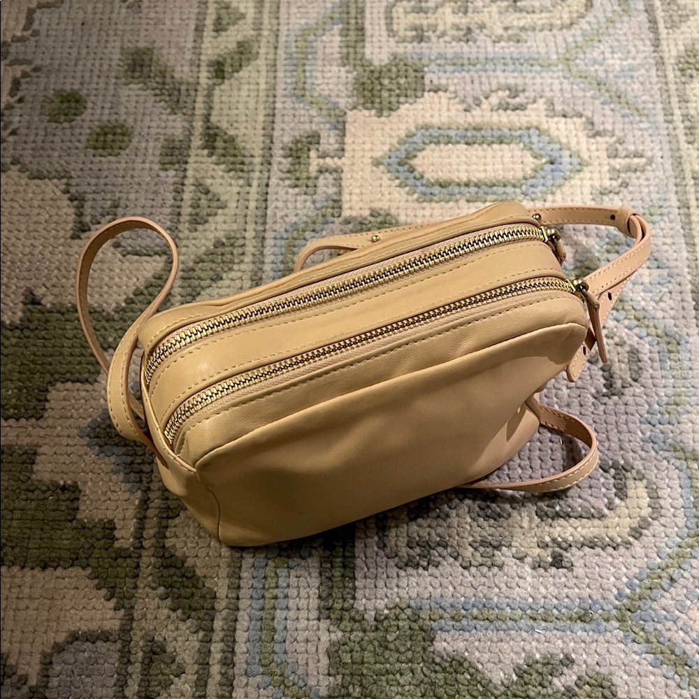 Mansur Gavriel Nude Leather Crossbody Bag